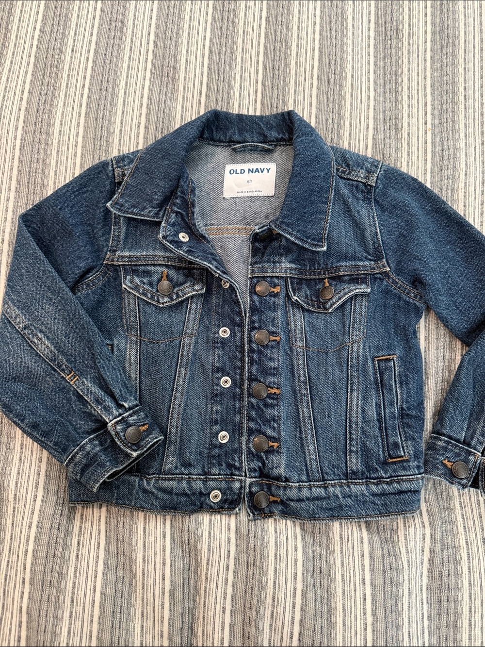 Old Navy Denim Jacket - Dark Blue 5T